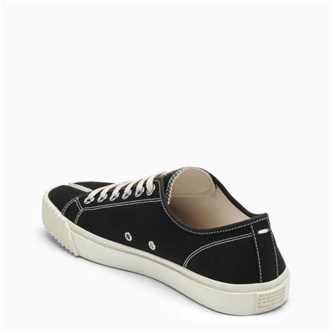 Maison Margiela Tabi Black Canvas High Trainer Thedoublef