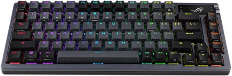 Asus Rog Azoth Diy Custom Rgb Gaming Keyboard Oled Display Tri Mode Connection Hot