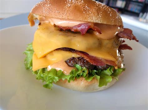 [homemade] Double Bacon Cheeseburger R Food