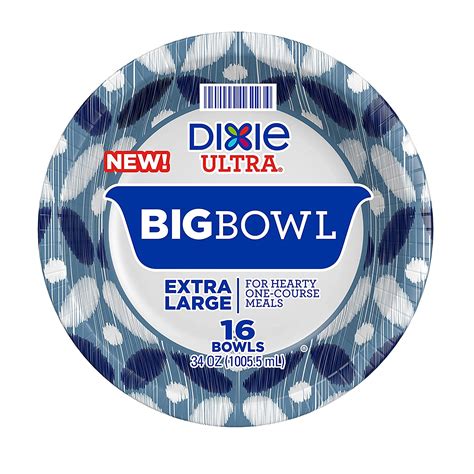 Amazon Dixie Ultra Disposable Paper Bowls 34 Ounce Dinner Size