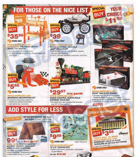 Home Depot Black Friday Ads