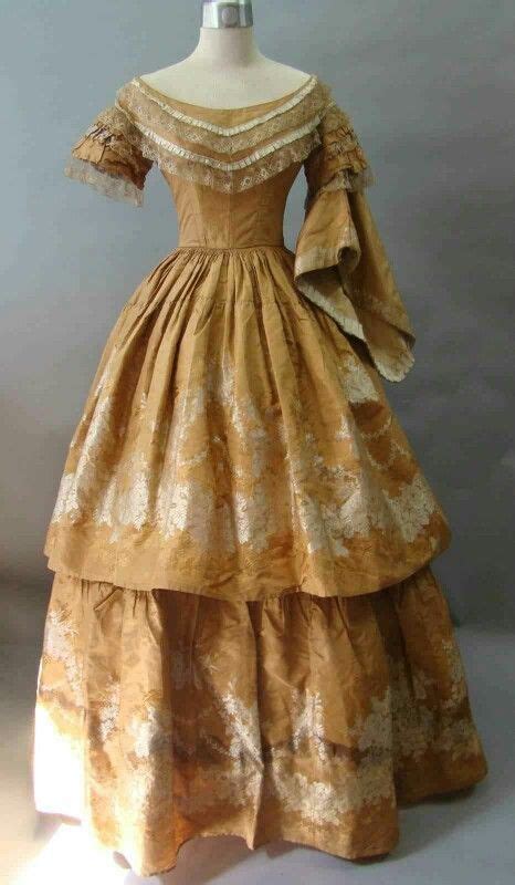 Alta Costura 1800 Victorian Dress Victorian Fashion 1850s Fashion