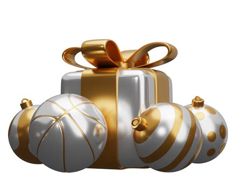 basketball ball christmas gift 29892196 PNG