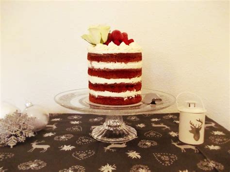 Chachou La Cr Me Red Velvet Naked Cake Aux Framboises