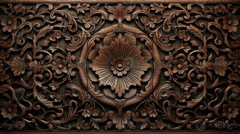 Wood Carving Pattern Stock Photos, Images and Backgrounds for Free Download