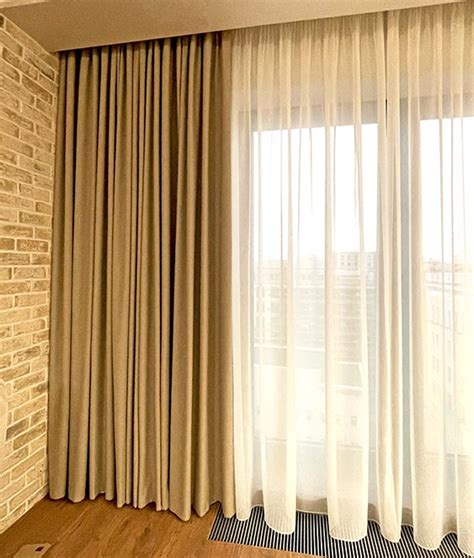Бежевые портьеры с микровуалью пошив на заказ в Москве , цены на пошив ...