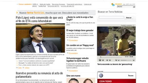 Terra Lanza Terra Noticias Su Nuevo Canal De Actualidad Y De