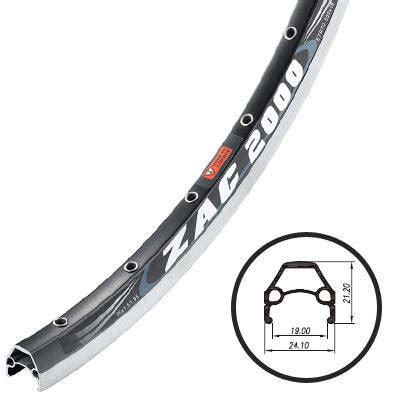 Обод велосипедный 26 Weinmann ZAC 2000 пистонированный 36 спиц (ID ...