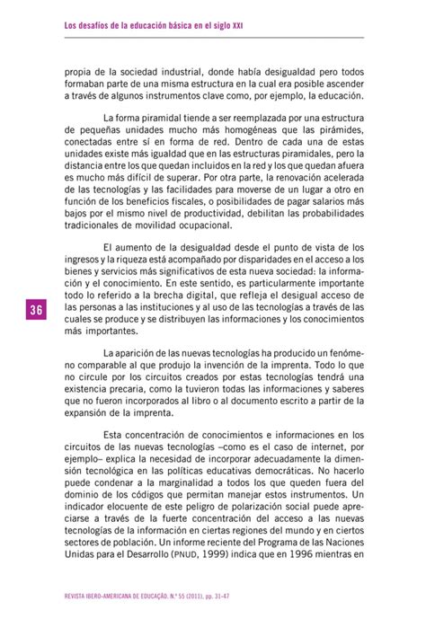 Los Desafios De La Educacion Basica Tedesco Pdf