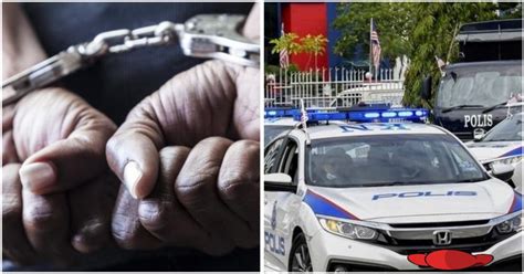 Dua Individu Ditahan Selepas Nekad Larikan Kereta Peronda Polis Motoqar