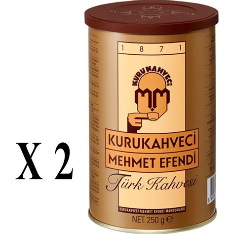 Kurukahveci Mehmet Efendi Türk Kahvesi Teneke 250 gr x 2 Fiyatı