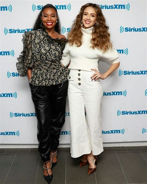 Jessica Alba At Sirius Xm Radio Station