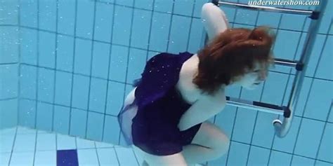 Sexy Czech Lenka Swims With Nude Passion Tnaflix