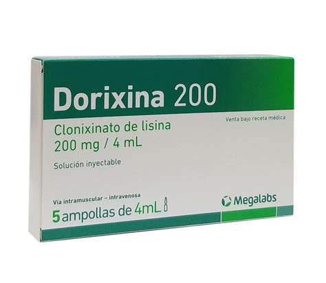 Dorixina 200mg Ampollas Imiv Farmaciard
