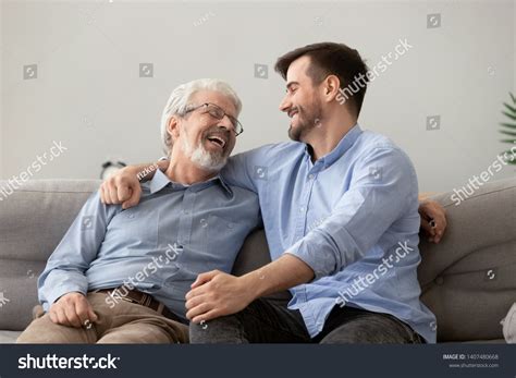 11 581 Happy Mature Dad Smiling Images Stock Photos Vectors Shutterstock