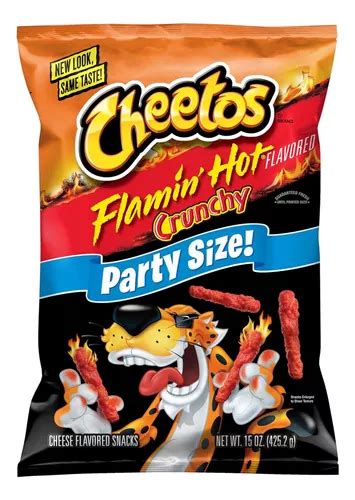 Cheetos Flamin Hot Paquetes Crunchy Party Size G C U Meses Sin Inter S