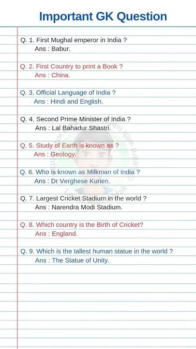 First Mughal Emperor In India Important Gk Question Answer Shorts