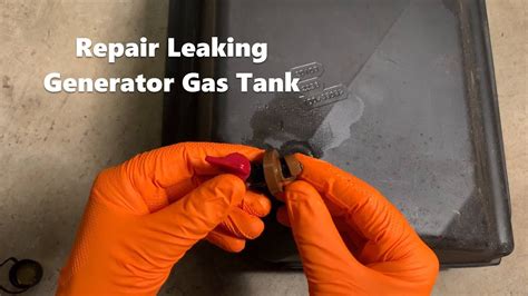 How To Fix A Leaking Generator Gas Tank Youtube