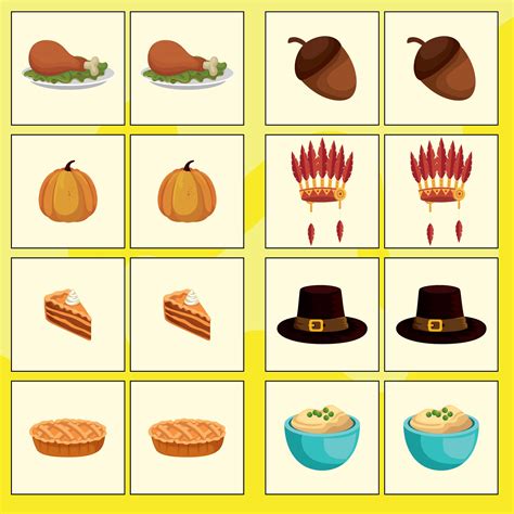Free Thanksgiving Game Printables