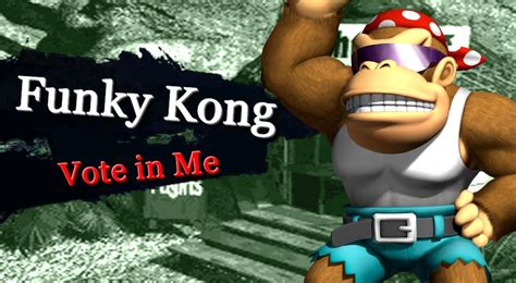 Funky Kong - Smash Bros Ballot by NewVillainWorld on DeviantArt