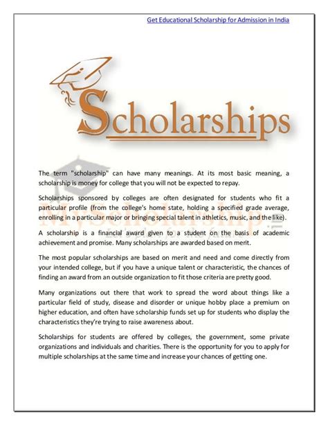 Financial Need Scholarship Essay Free Scholarship And Financial Aid