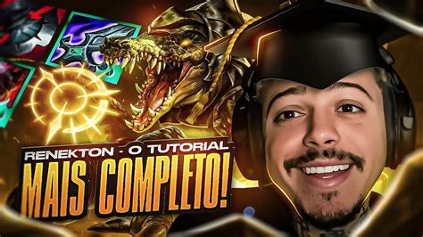 RENEKTON WILD RIFT TUTORIAL MAIS COMPLETO DE RENEKTON YouTube