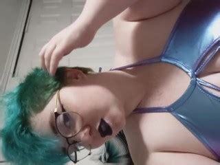 BBW Showing Off Body In Holographic Skirt Pornhub