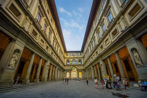 uffizi architecture   uffizi gallery built