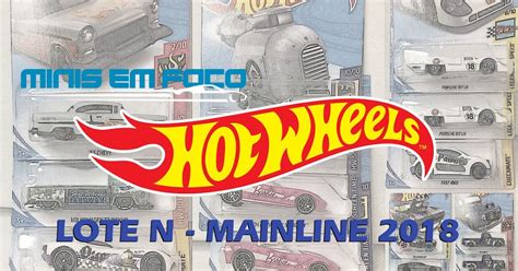 As Miniaturas Do Lote N Da Mainline Hot Wheels