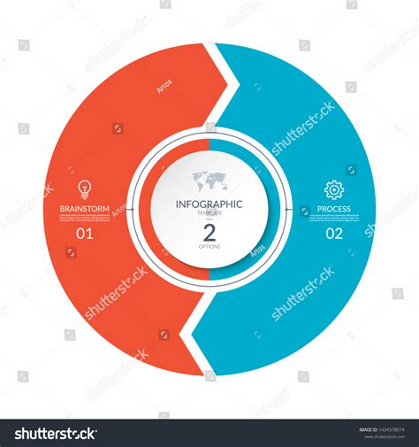 Infographic Process Chart Cycle Diagram 2 Stock Vector (Royalty Free ...