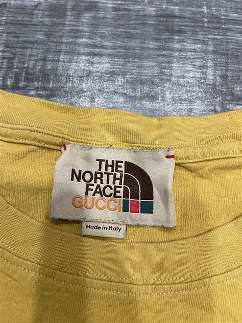 Gucci X The North Face Logo T Shirt Size Large Oversi Gem