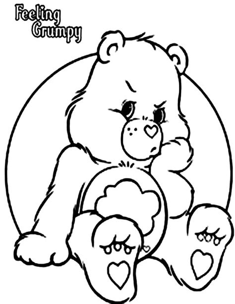 Grumpy Bear Coloring Pages At Getcolorings Free Printable