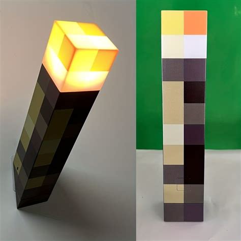 Minecraft Redstone Torch Lamp Nightlight Inch Led Costume Cosplay