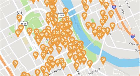 A Map Of Parking In Nashville