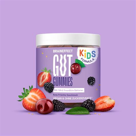 Kids Gut Gummies | Mit Bacillus Subtilis | BRAINEFFECT