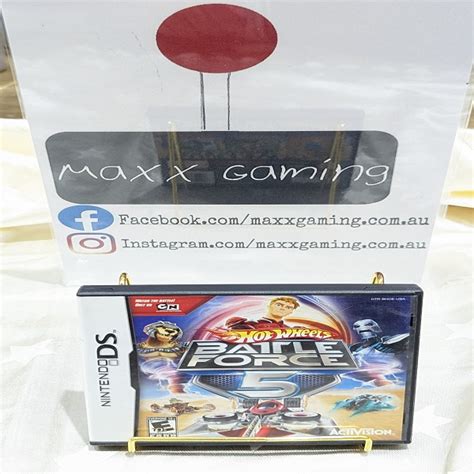 Hot Wheels Battle Force Nintendo Ds Retro Video Games Store Melbourne Australia Maxx Gaming