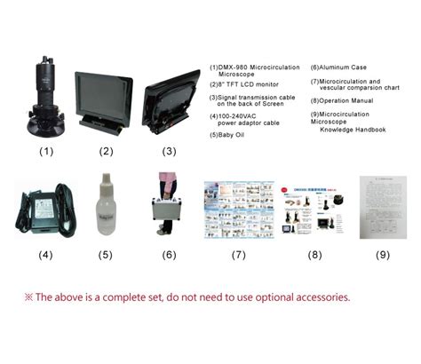 Microscopio digital DMX980 para microcirculación herramienta de