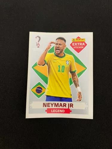 Figurinha Extra Legend Neymar Prata Copa Do Mundo 2022 Qatar