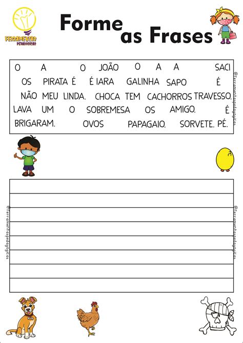 Atividades Com Frases 1 Ano - 10