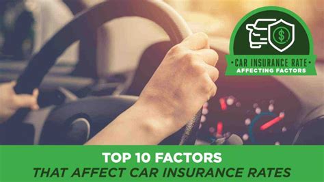 Top 10 Factors That Affect Your Car Insurance Rate Go Auto Insurance