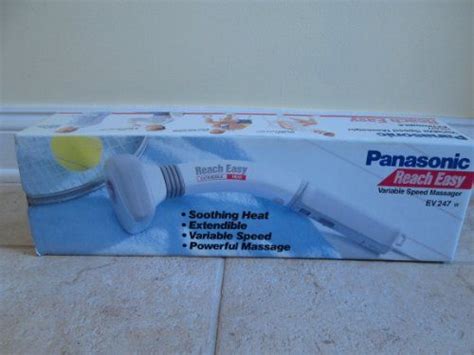 Panasonic Panabrator Reach Easy Extendible Variable Speed Massager With Heat Ev 247 Massager