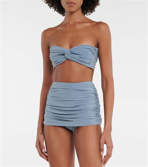 Bill Bikini Bottoms In Blue Norma Kamali Mytheresa