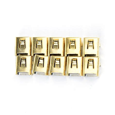 Pcs Pcs A Lot Plated Mini Usb Pin Female Jack Pcb Smt Socket