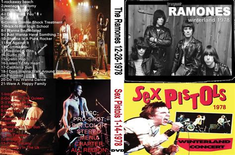 DVD Concert TH Power By Deer Ramones Sex Pistols Winterland DVD NTSC Pro Shot