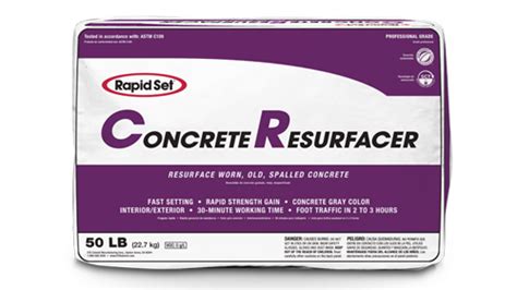 Rapid Set Cr Concrete Resurfacer Galaxy Building Supply Corp