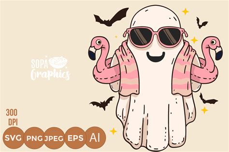 Hot Ghoul Summer Graphic By SopaGraphics Creative Fabrica