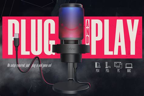 Fifine Ampligame A8 Wired Microphone Usb Condenser Microphone Gaming
