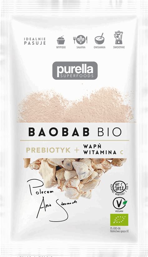 Purella Superfoods Baobab Sproszkowany Owoc Bio G Drogeria