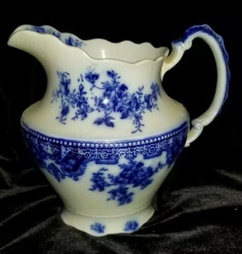 Antique Flow Blue Pitcher For Sale Classifieds