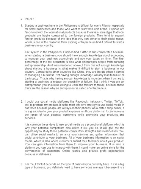 Filipinos Prefer International Products More Than Local Products Pdf